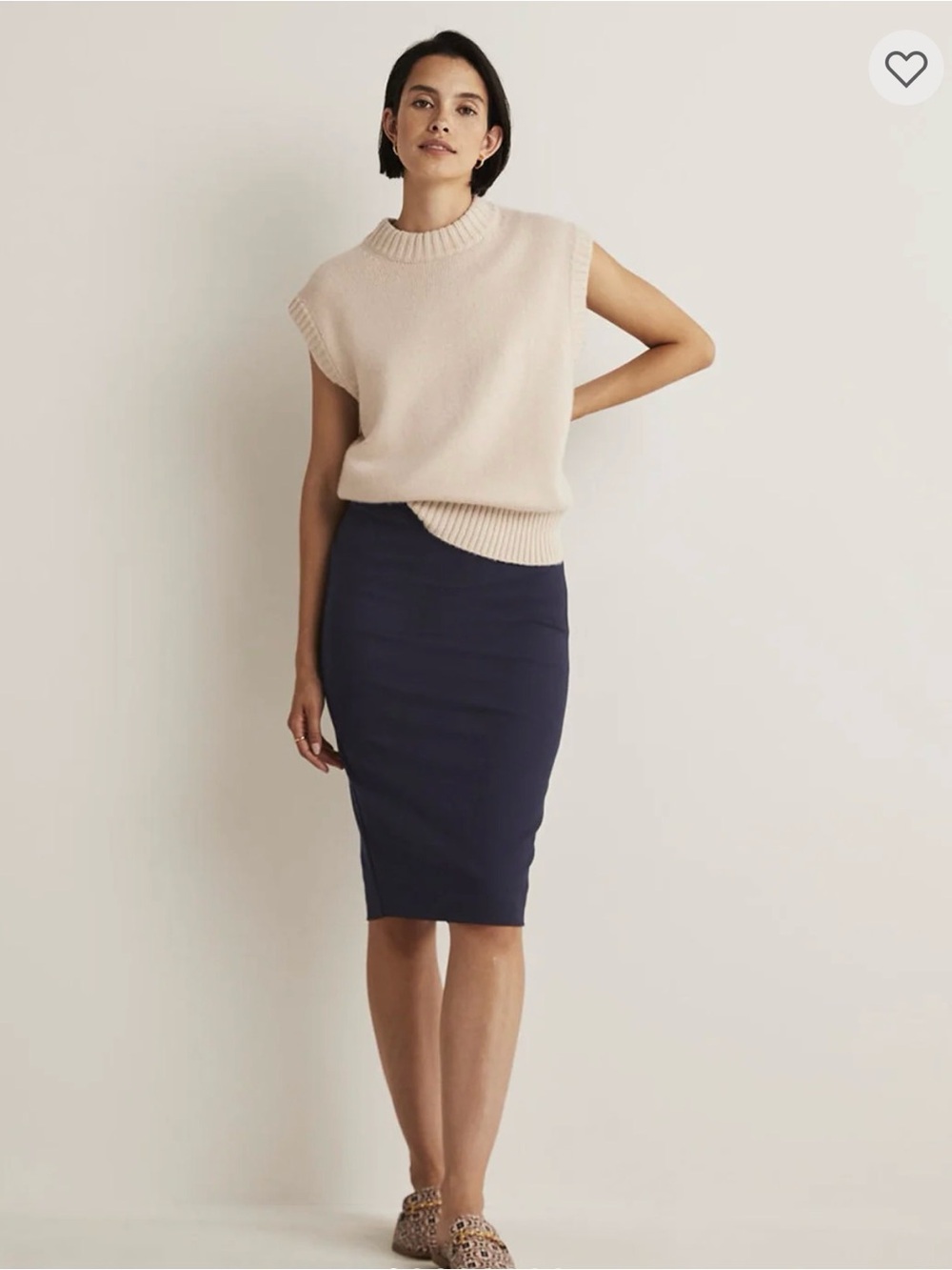 Boden Hampshire ponte skirt